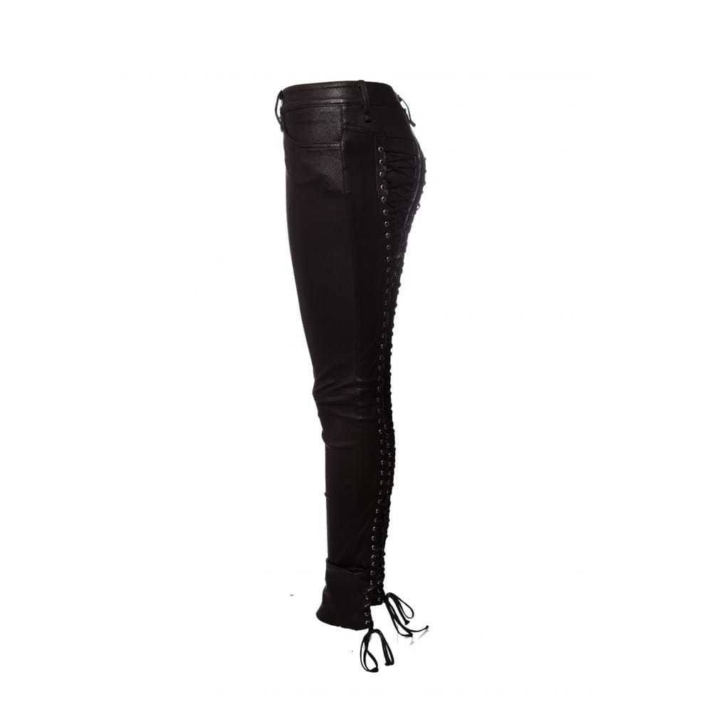 Plein Sud Leather trousers - image 3