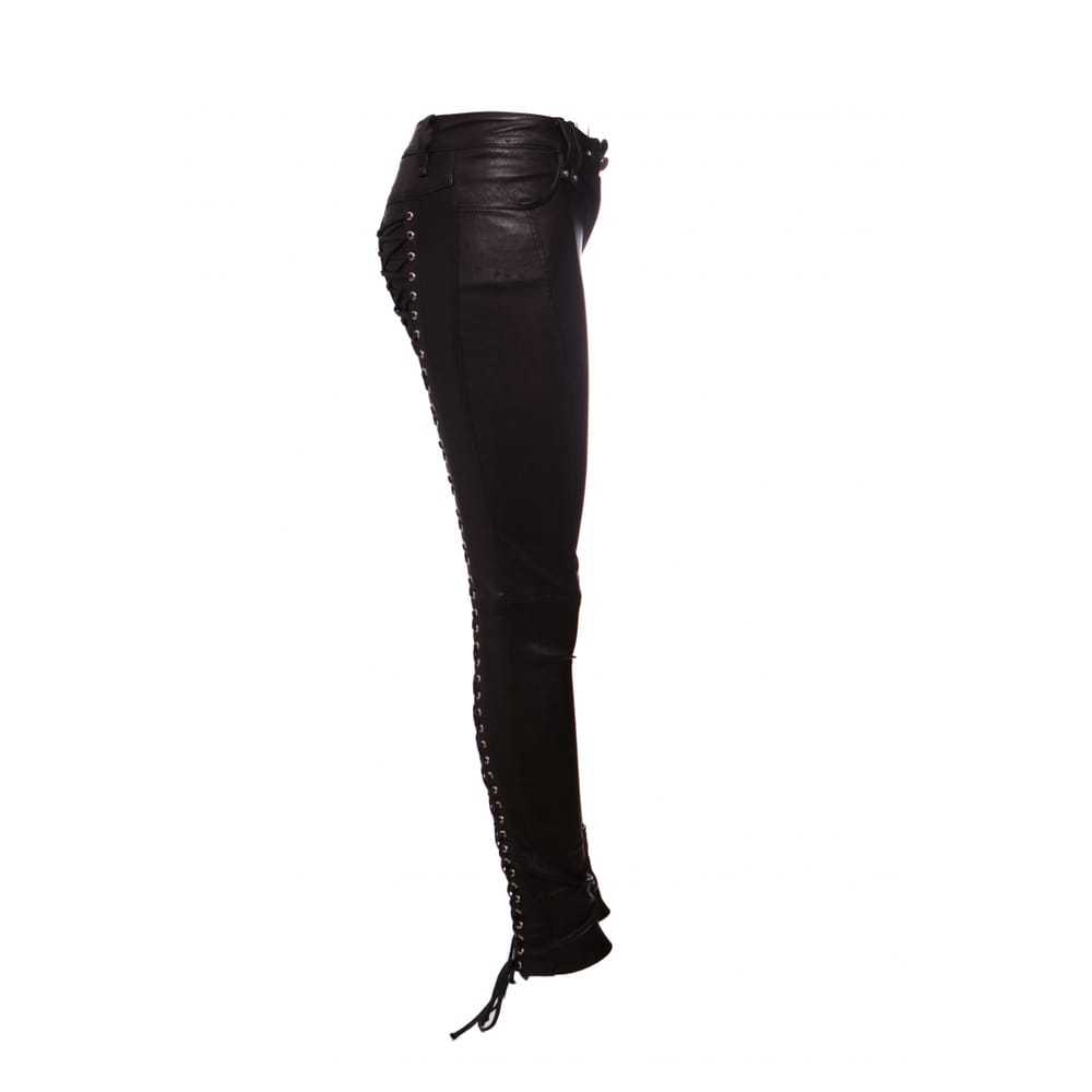Plein Sud Leather trousers - image 4