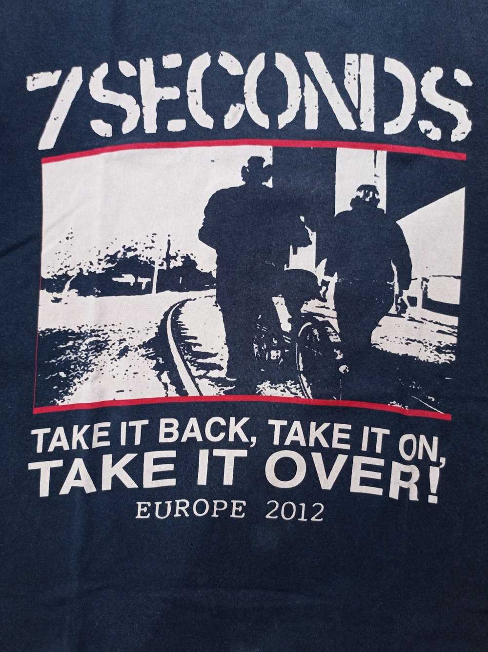 Band Tees × Tour Tee 7 Seconds - Take It Back, Ta… - image 2