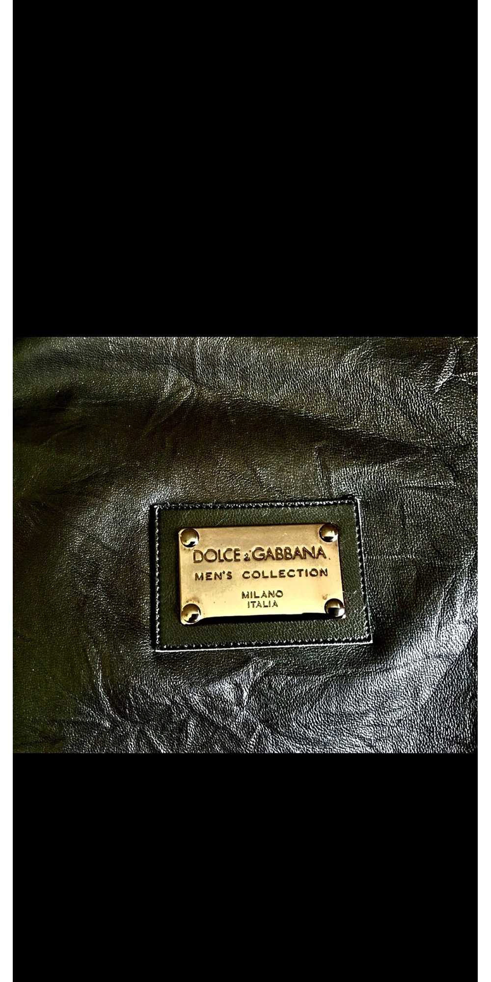 Dolce & Gabbana Dolce & Gabanna Leather Jacket Kn… - image 6