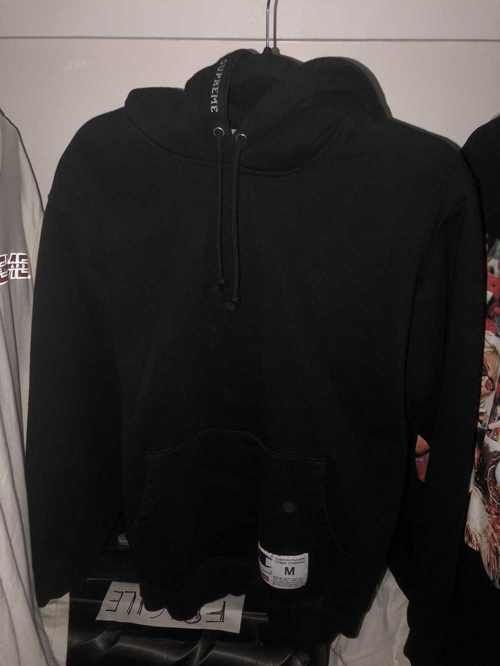 Supreme x Champion SS14 Black/White Hoodie pre-owned