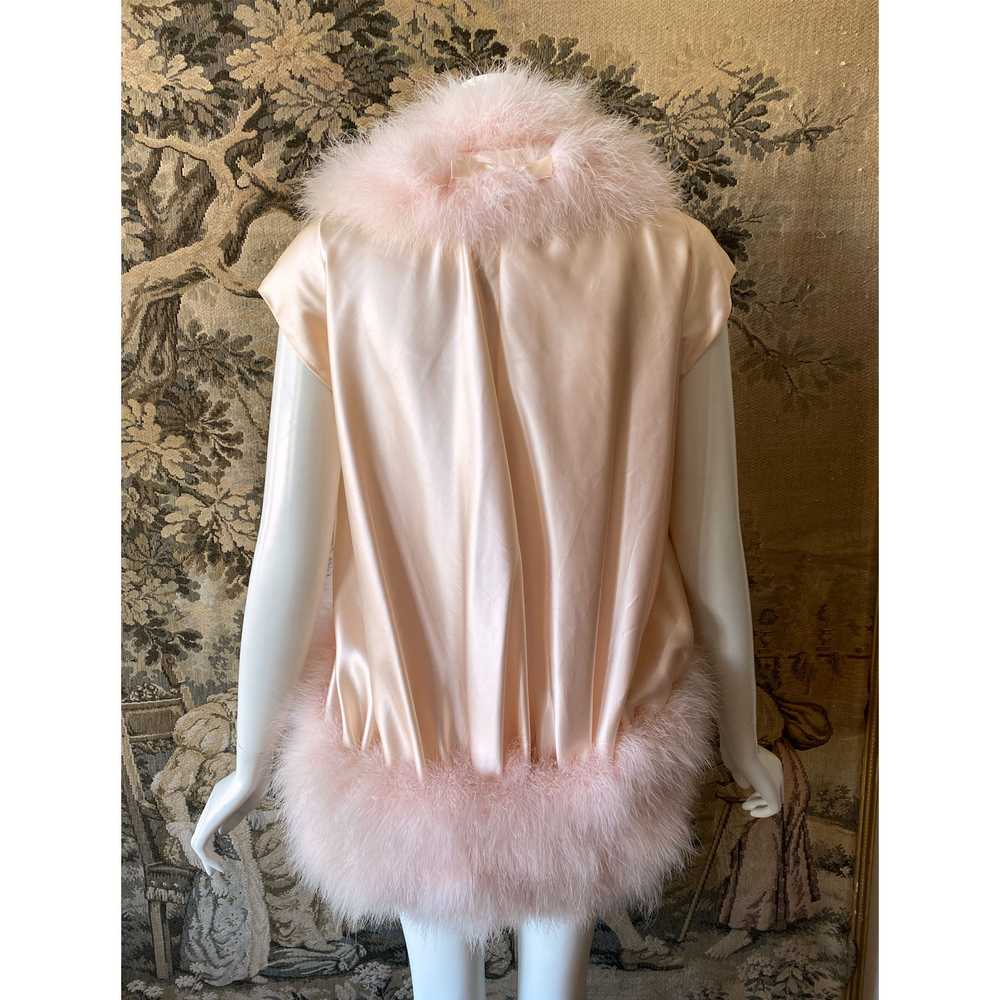 1960s Lucie Ann Pink Maribou Jacket - image 9