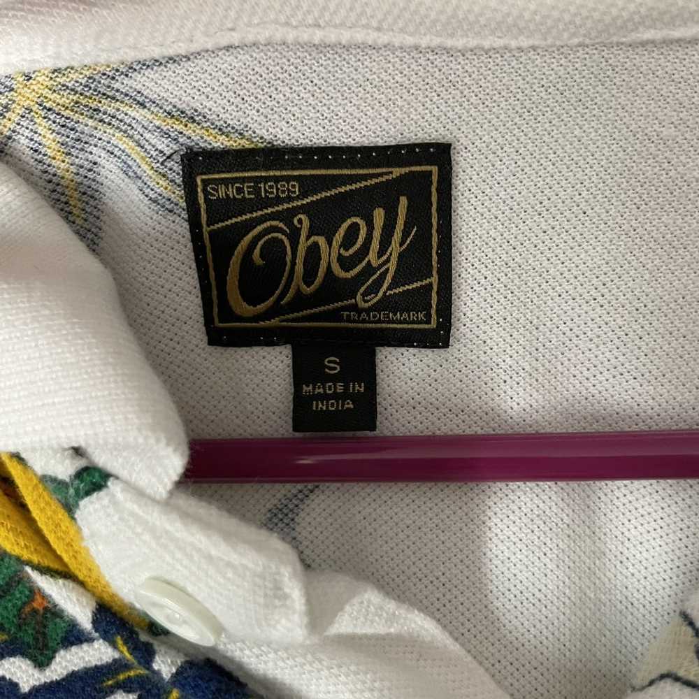 Obey Obey Rare Hawaiian Polo 🌴 - image 2