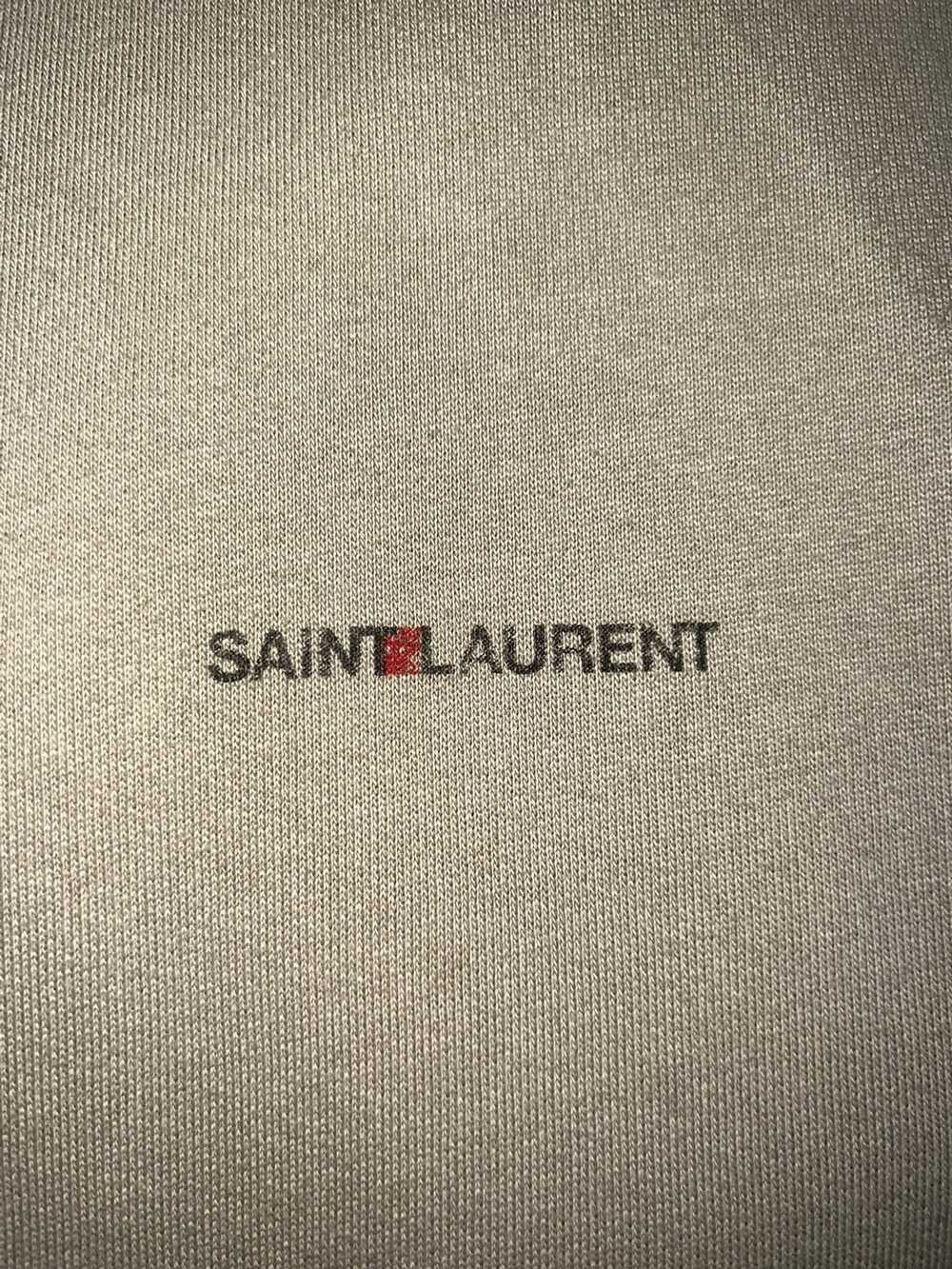 Yves Saint Laurent Brown Saint Laurent Hoodie - image 3