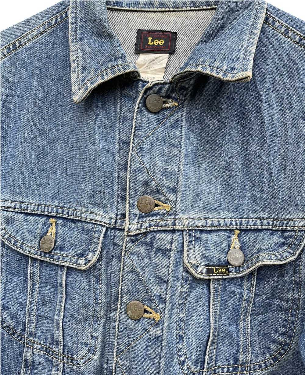 Denim Jacket × Vintage Rare Vintage Lee Sanforize… - image 4