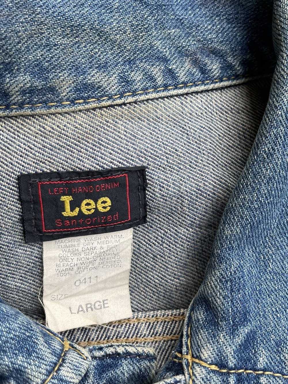 Denim Jacket × Vintage Rare Vintage Lee Sanforize… - image 5