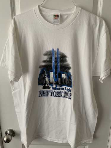 Vintage 2002 9/11 tribute tshirt