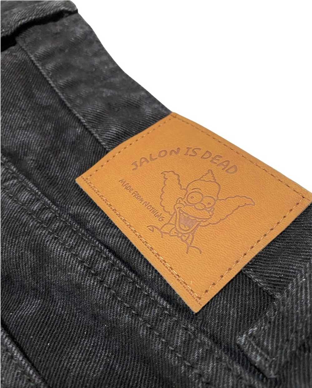 Japanese Brand Laser imprinted bandana print jeans - image 3