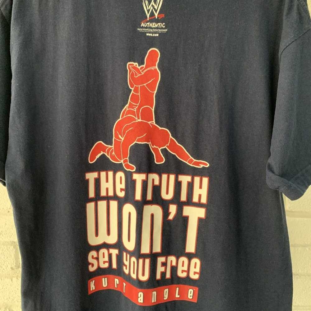 Vintage × Wwe × Wwf WWE Kurt Angle Tee - image 4
