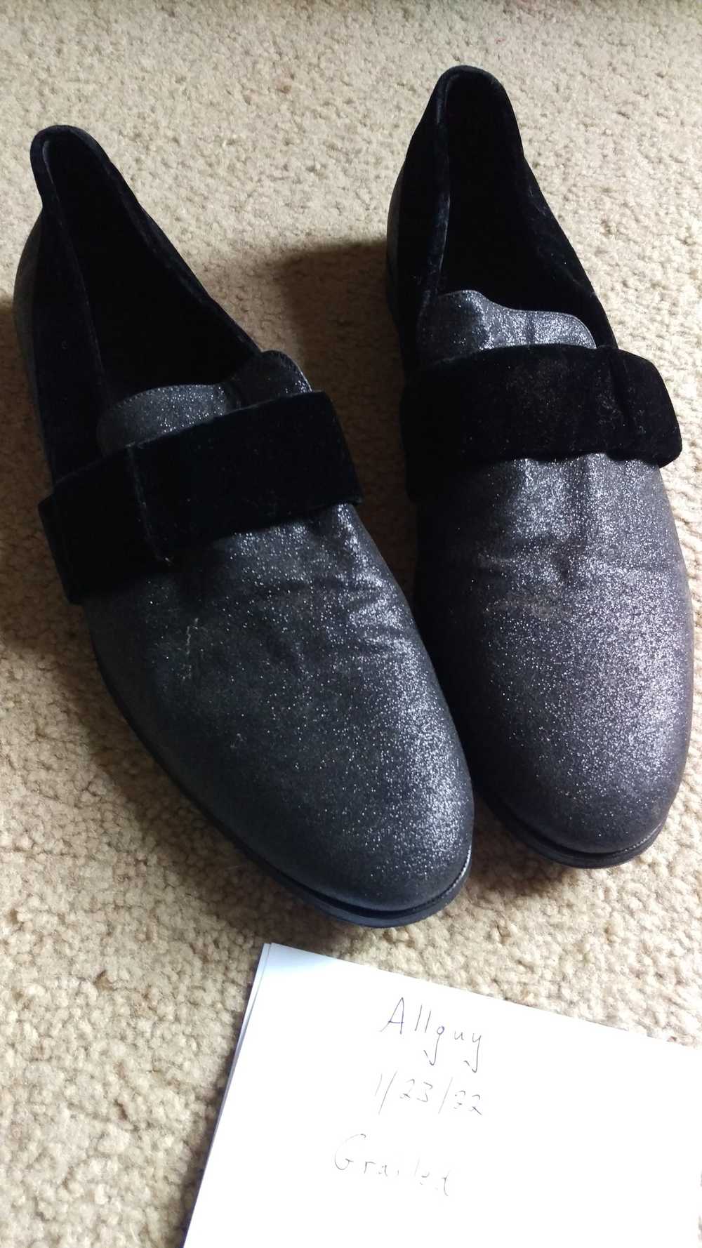 Jimmy Choo Glitter and Velvet Slip-On - image 8