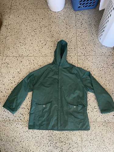 Vintage Used Ozark Trail Green Raincoat