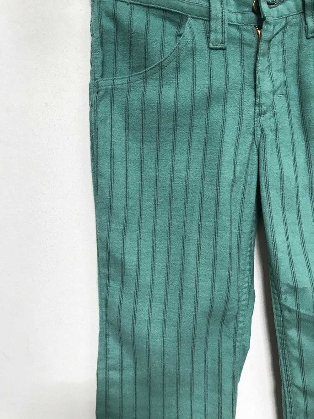 Lee × Vintage 1970s LEE Usa Suede Cotton Striped … - image 4