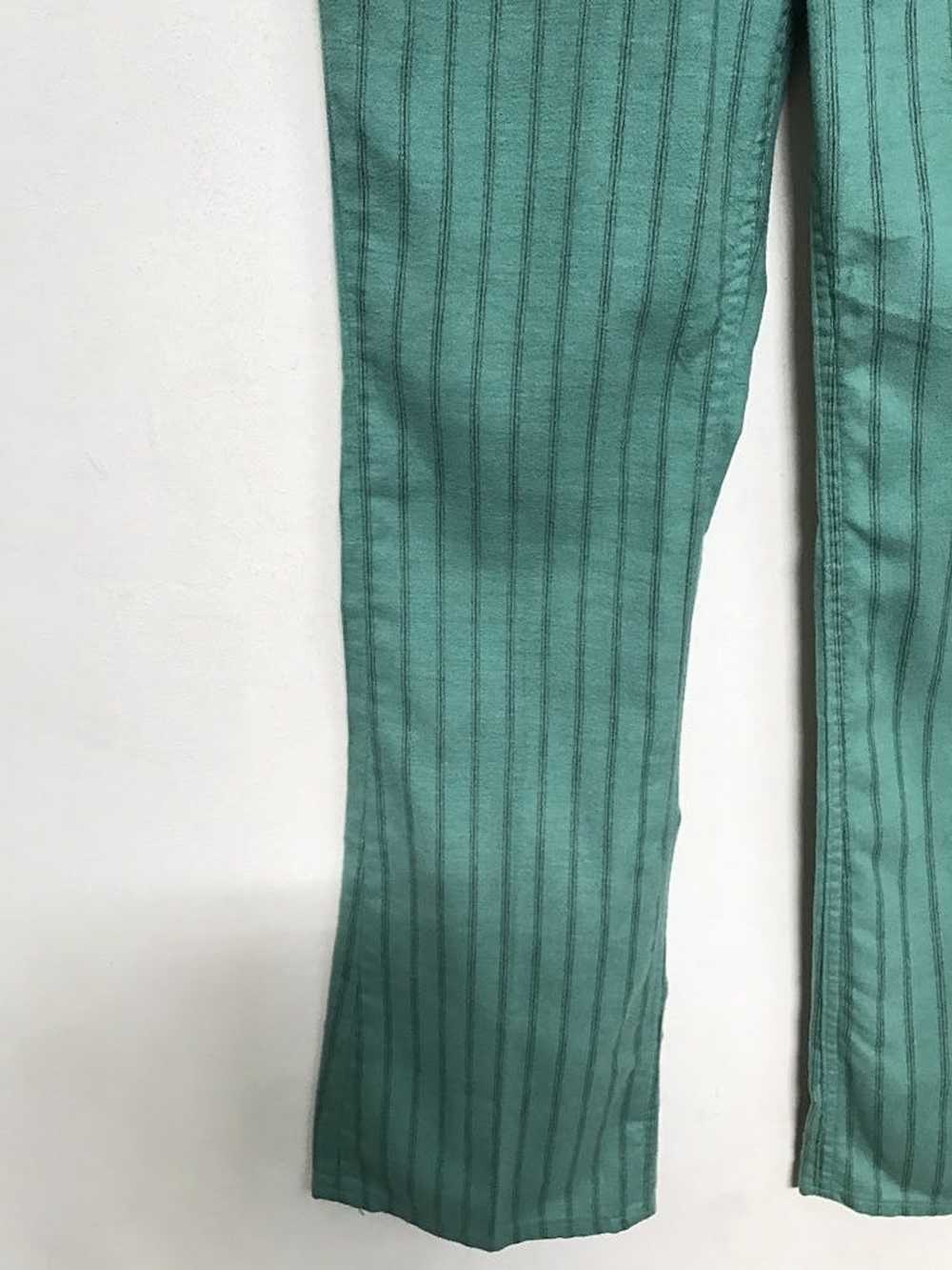 Lee × Vintage 1970s LEE Usa Suede Cotton Striped … - image 5