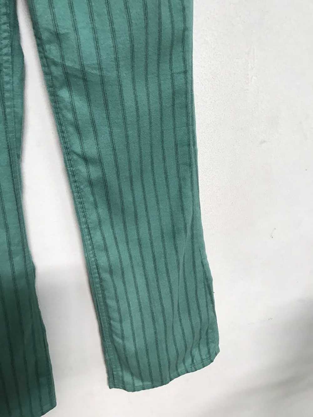 Lee × Vintage 1970s LEE Usa Suede Cotton Striped … - image 7