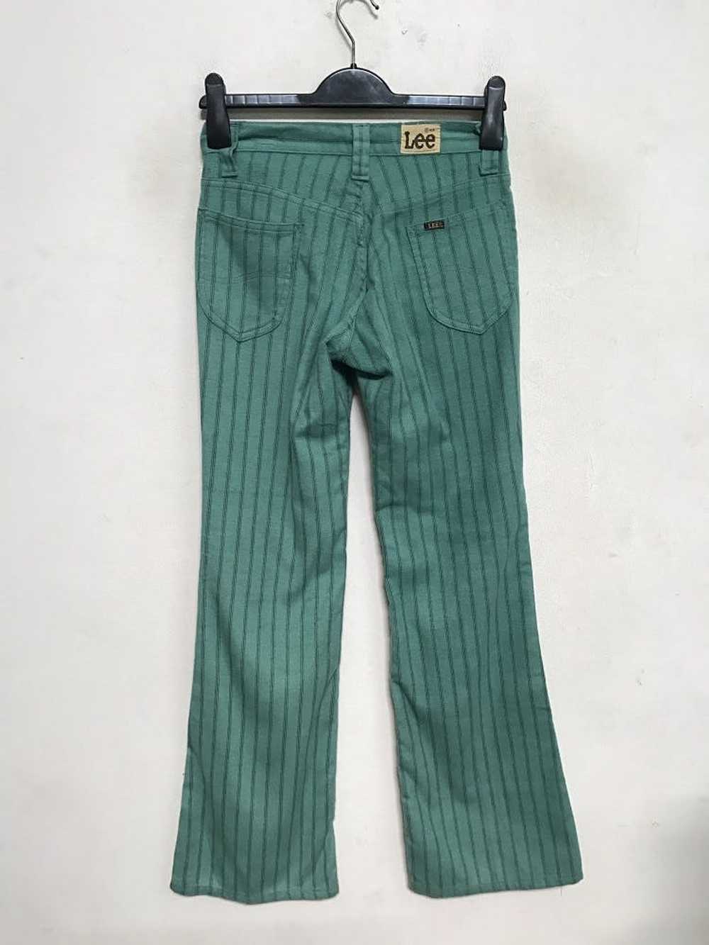 Lee × Vintage 1970s LEE Usa Suede Cotton Striped … - image 8