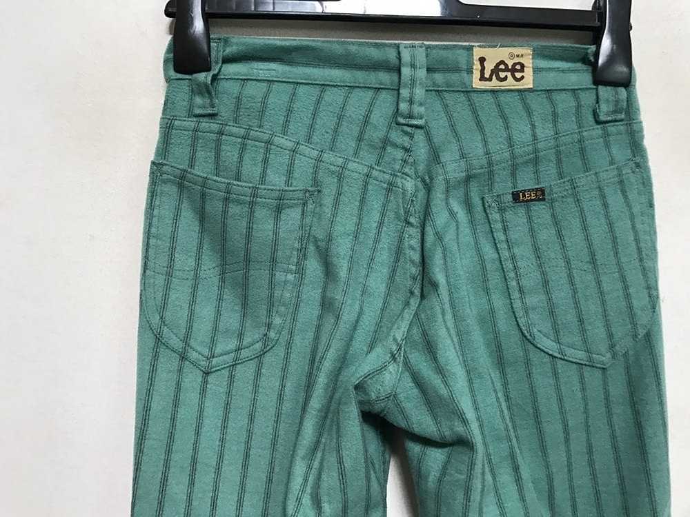 Lee × Vintage 1970s LEE Usa Suede Cotton Striped … - image 9