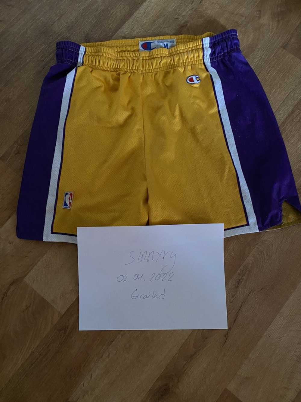 Minneapolis Lakers Vintage 90s Champion Basketball Shorts 