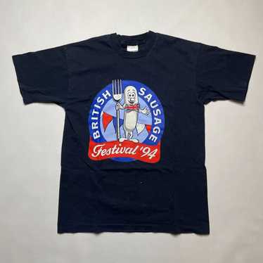 Vintage Milwaukee Brewers T Shirt Miller Park Sausage Race Brew Crew Large  MLB