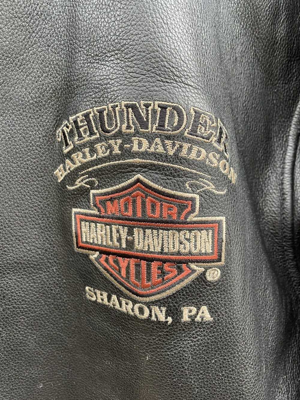 Harley Davidson Harley Davidson Men Distressed Le… - image 2