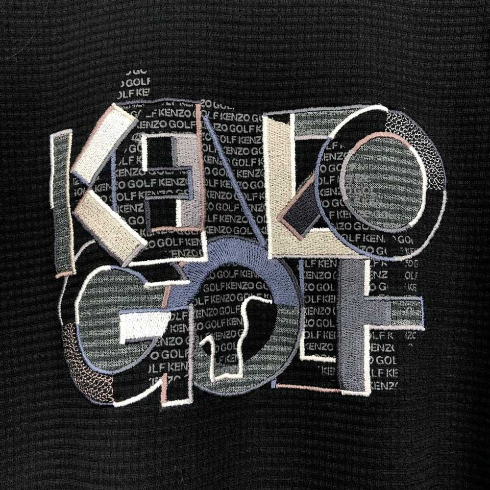 Kenzo Vintage Kenzo Golf Spell Out Embroidery Cre… - image 5