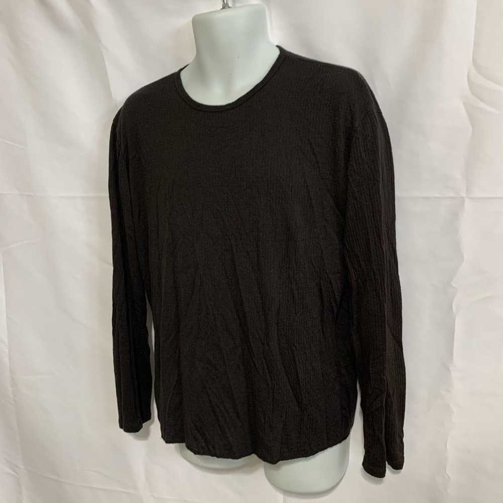 Armani Exchange Crinkle LS sweater Wool blend - image 3