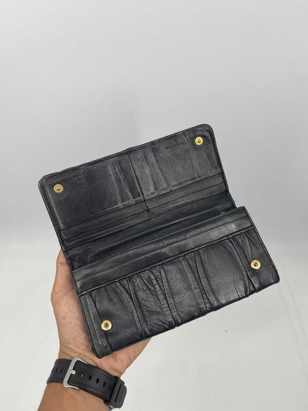 Luxury × Prada Prada Black Gaufre Nappa Leather - image 5