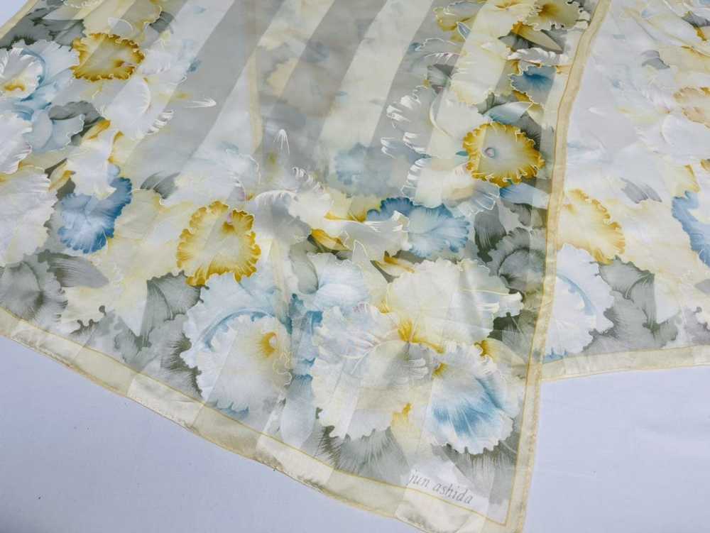 Japanese Brand × Other JUN ASHIDA SILK SCARF - image 6