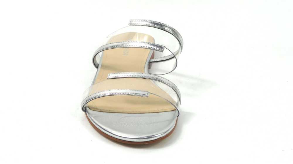 Marc Fisher Patent Clear Acrylic Slide Sandals Ca… - image 2