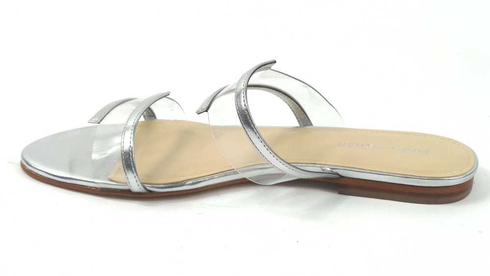 Marc Fisher Patent Clear Acrylic Slide Sandals Ca… - image 3