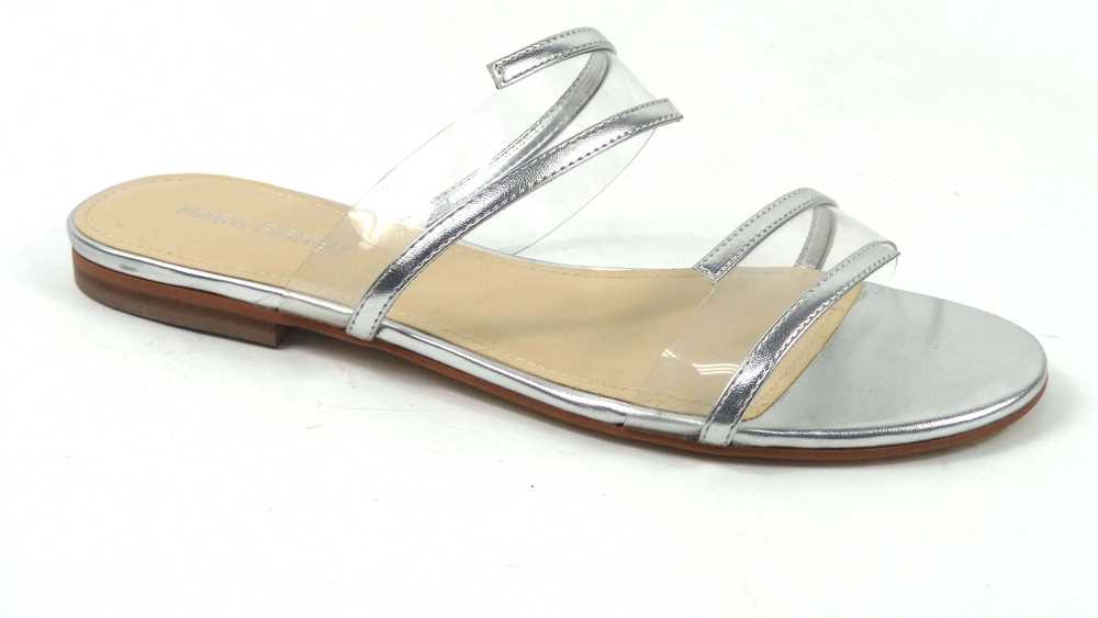 Marc Fisher Patent Clear Acrylic Slide Sandals Ca… - image 4