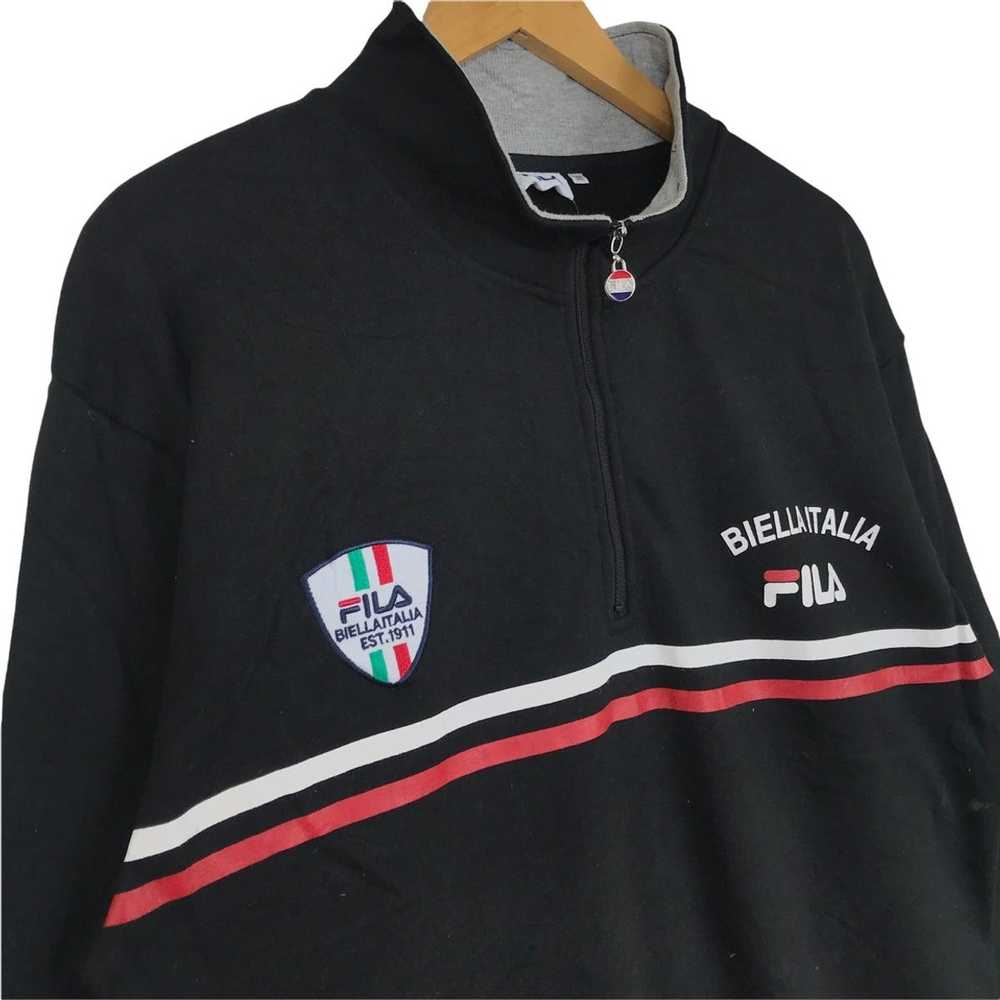 Fila Vintage Fila Sweatshirt Big Logo Pullover Ju… - image 3