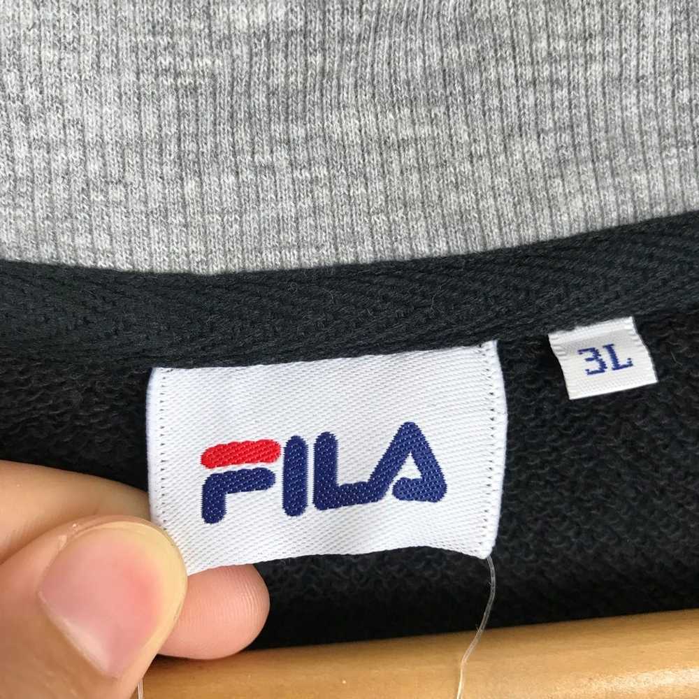 Fila Vintage Fila Sweatshirt Big Logo Pullover Ju… - image 7