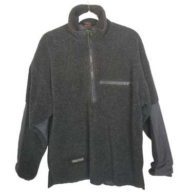 Marmot Marmot Mens S Black Fleece 1/4 Zip Sweater 