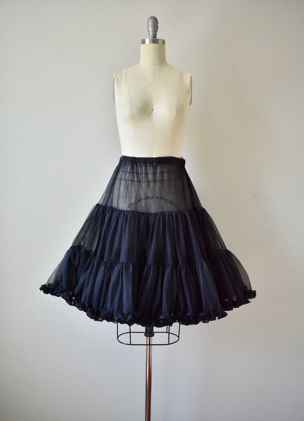 1950s Black Underskirt - image 1