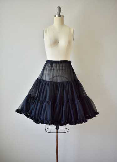 1950s Black Underskirt - image 1
