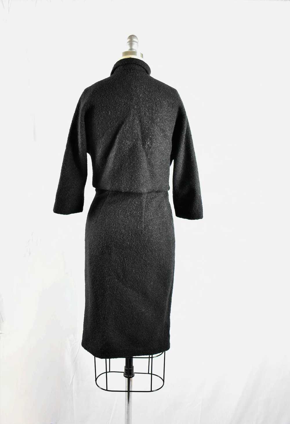 1950’s Black Renee Dupre Boucle Suit Set - image 4