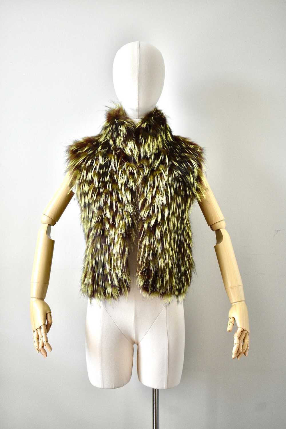 Nicole Miller Faux Fur Vest - image 1