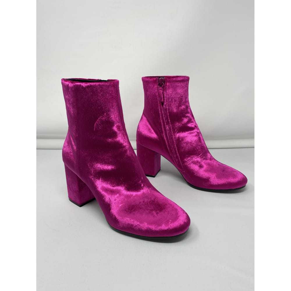 Balenciaga Velvet boots - image 2