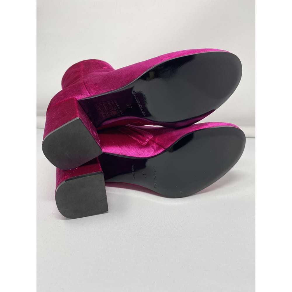 Balenciaga Velvet boots - image 3