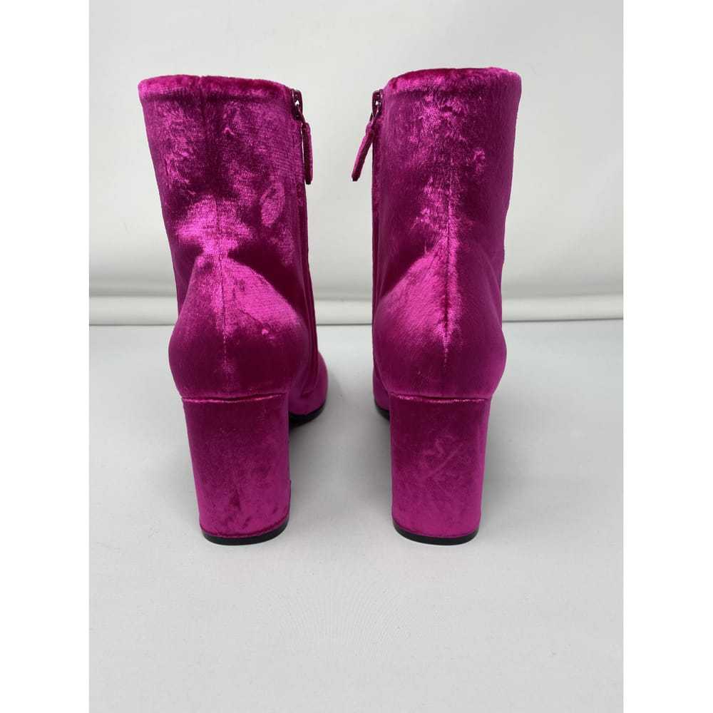 Balenciaga Velvet boots - image 4