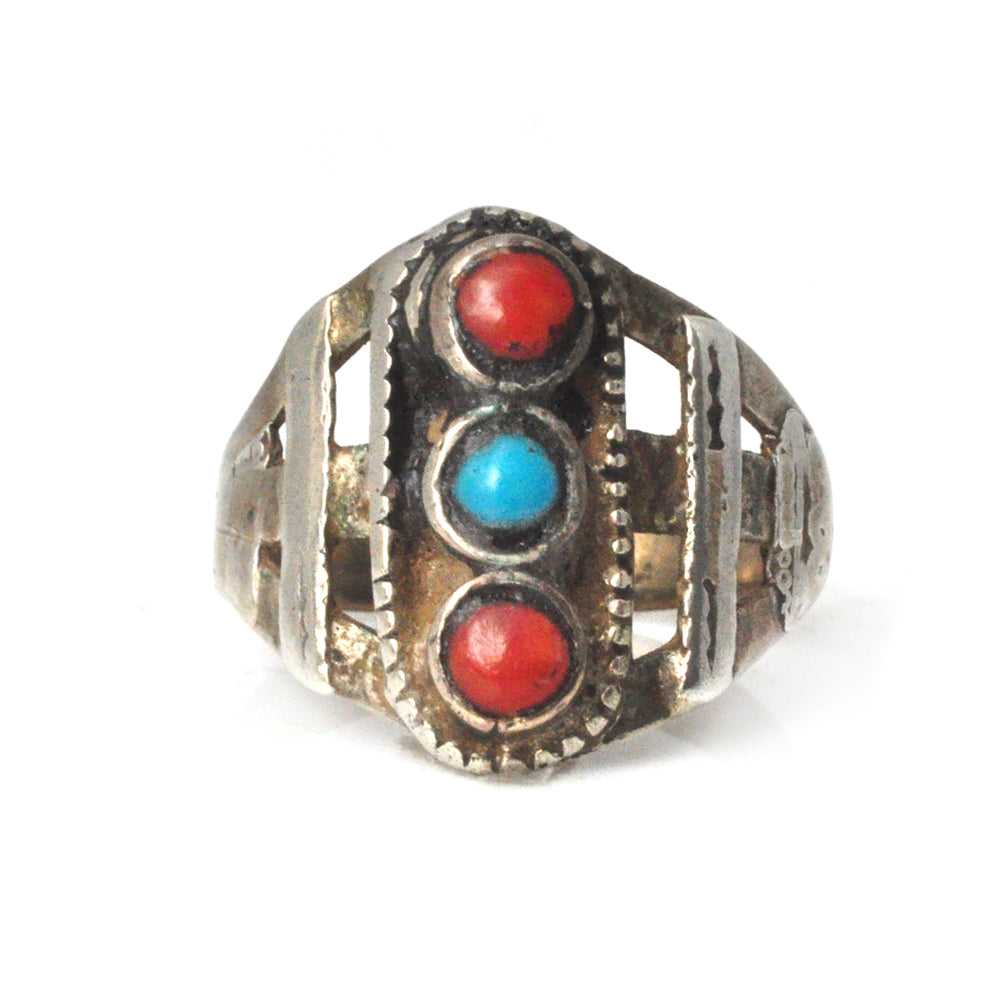 Coral Stoplight Ring - image 1