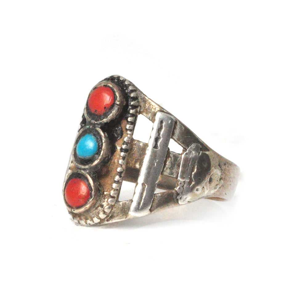 Coral Stoplight Ring - image 2