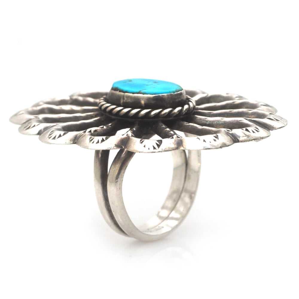 Sandcast Concho Ring - 7.75 - image 2