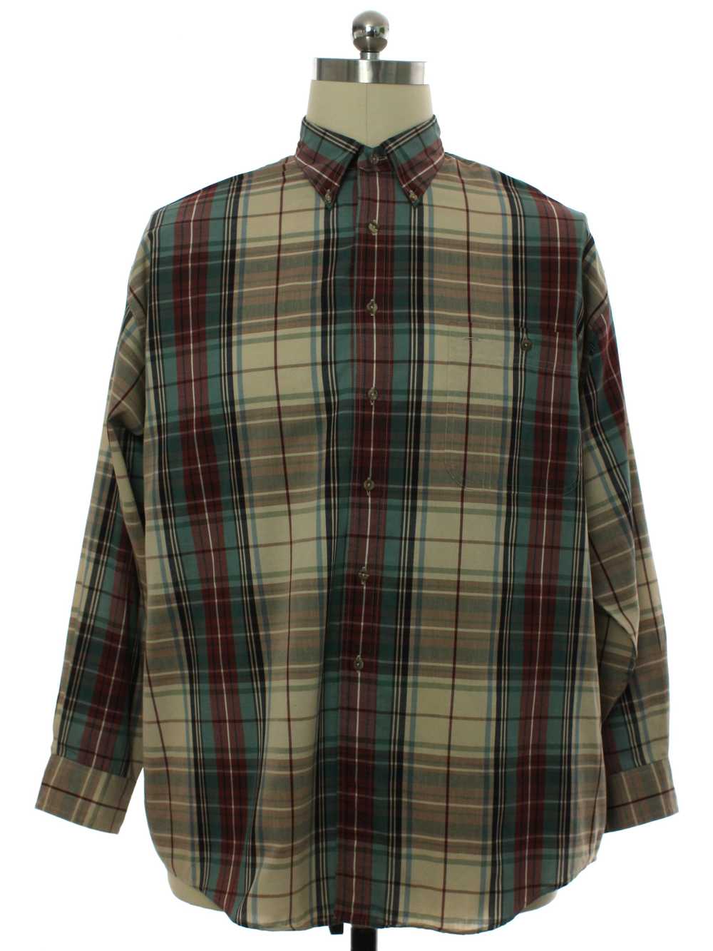 1980's Gant Mens Preppy Shirt - image 1