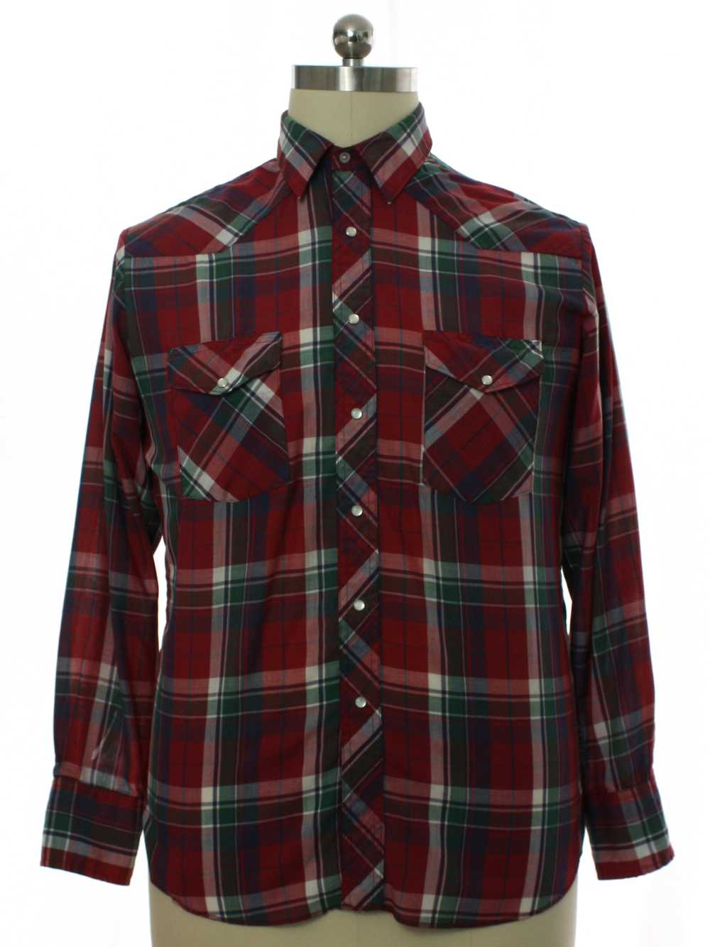 1990's Rustler Mens Rustler Western Shirt - image 1