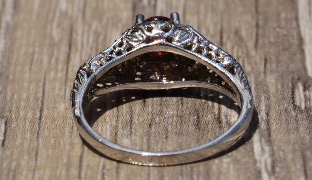 The Philmont: Antique Filigree Engagement Ring Se… - image 3