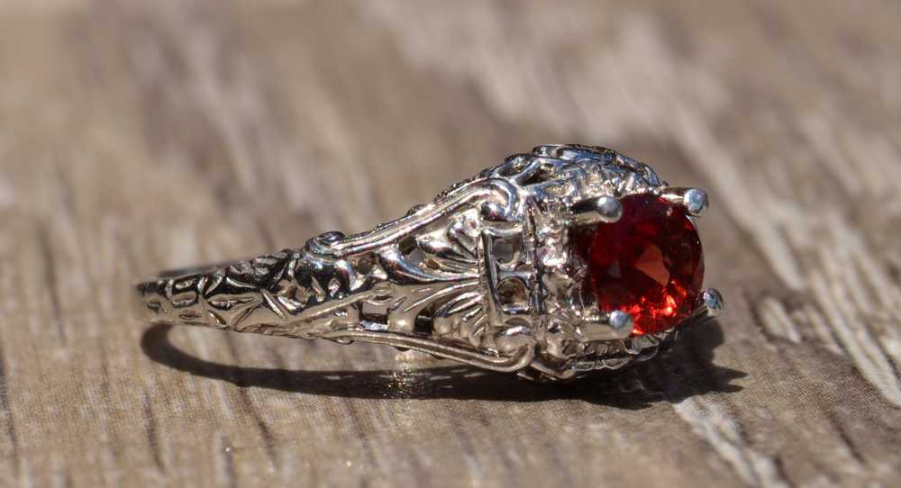 The Philmont: Antique Filigree Engagement Ring Se… - image 4
