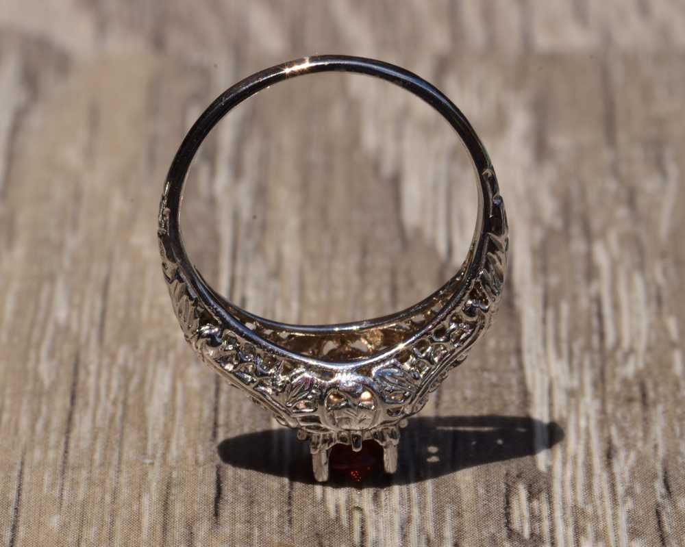 The Philmont: Antique Filigree Engagement Ring Se… - image 6