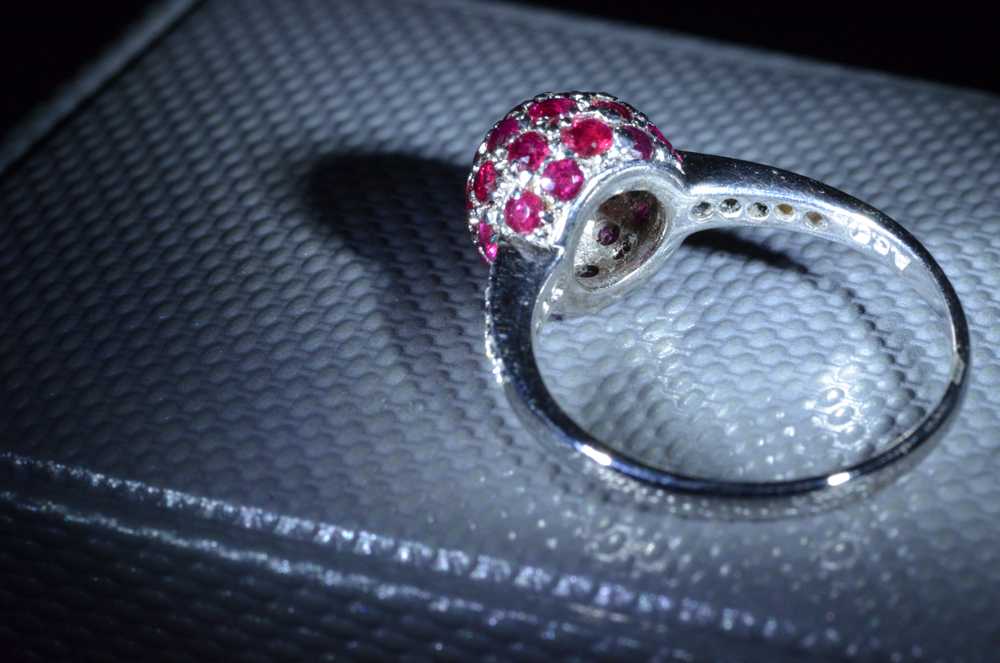 The Panama City: Signed Ruby & Diamond Bombe Ring - image 2