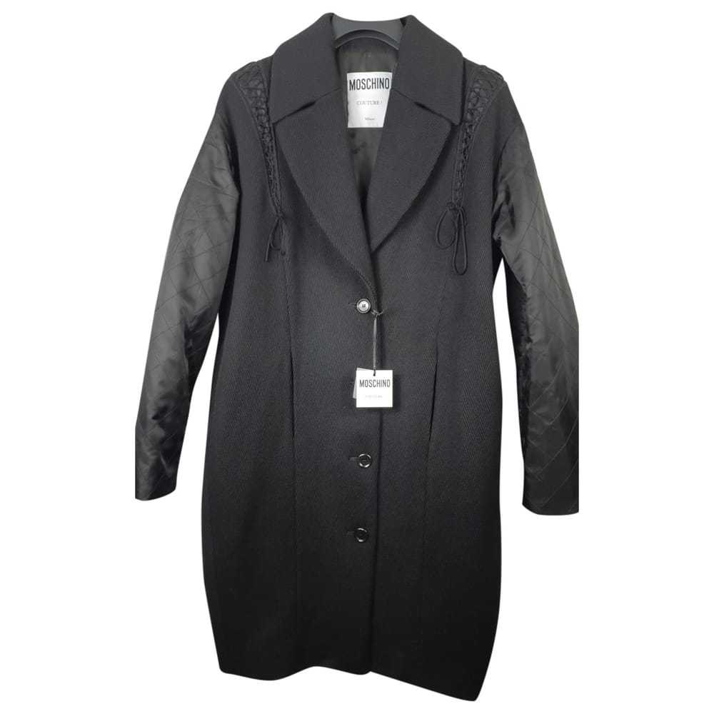 コート Moschino Wool Coat Wool coat Moschino Black size M International in Wool - 50359109